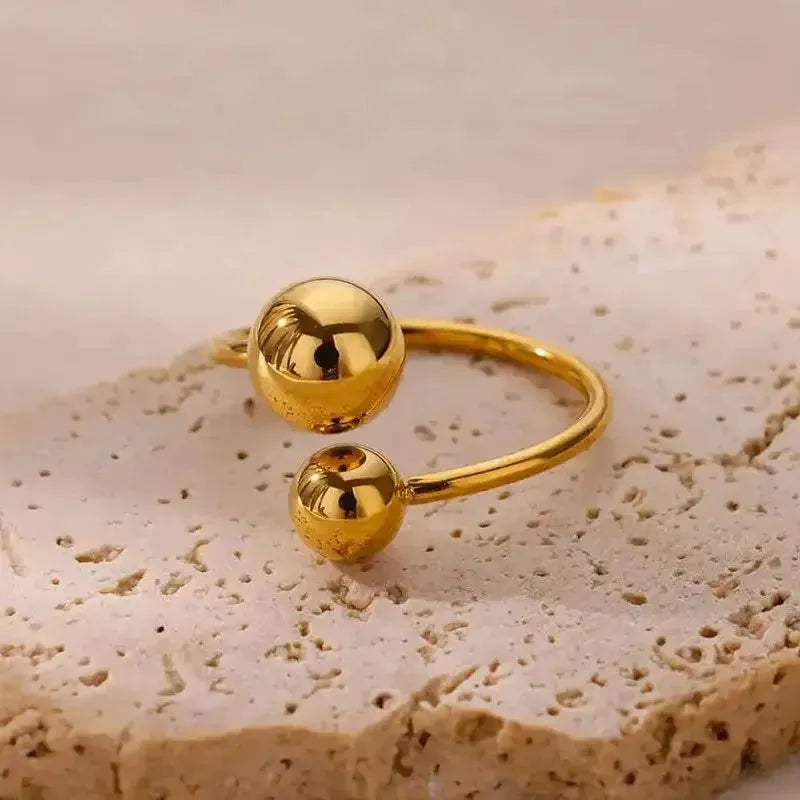 Stainless Steel Double Ball Rings