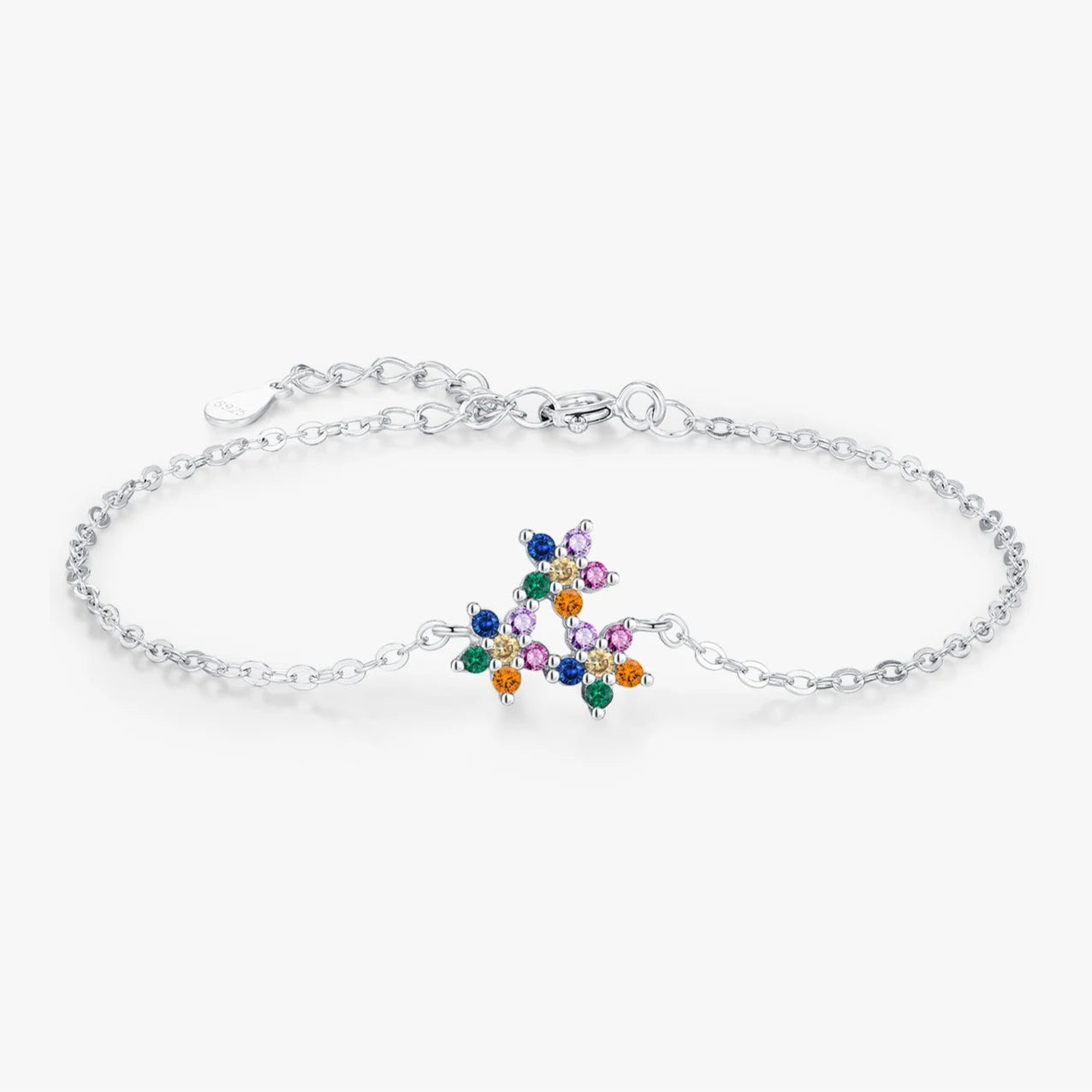 Rainbow Small Flowers Bracelet