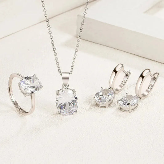 925 Sterling Silver Jewelry Set
