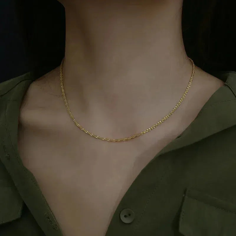 Stainless Steel Jewelry Long Choker Chain