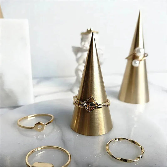 Metal Ring Holder Display Stand