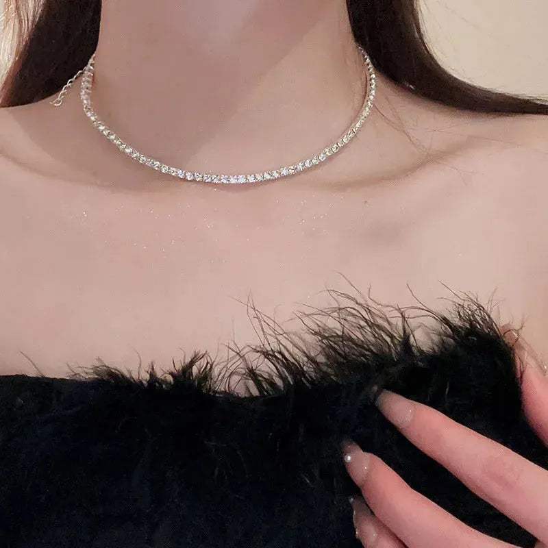 Heart Collar Choker Necklace