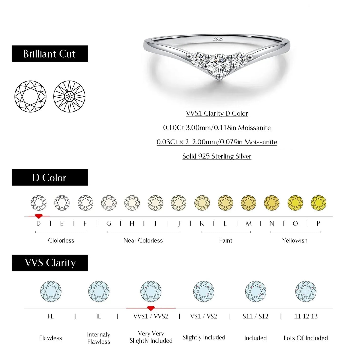 925 Sterling Silver Sparkling Simple Thin Wedding Band Ring
