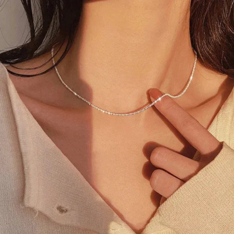 Stainless Steel Jewelry Long Choker Chain