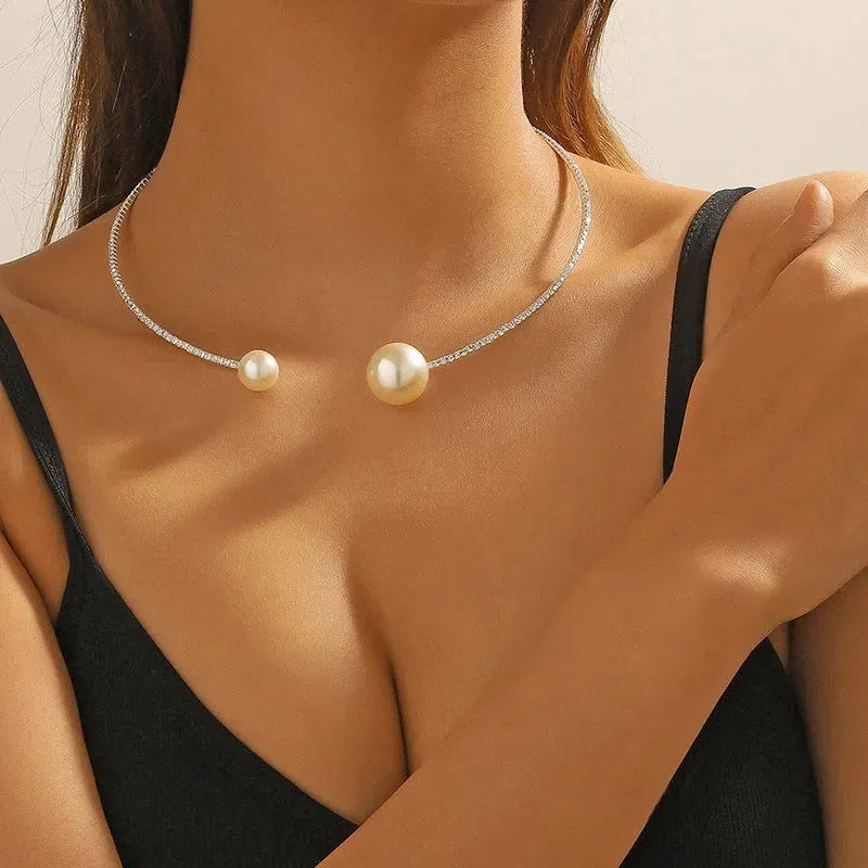 Heart Collar Choker Necklace