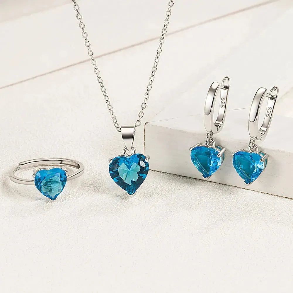 925 Sterling Silver Jewelry Set