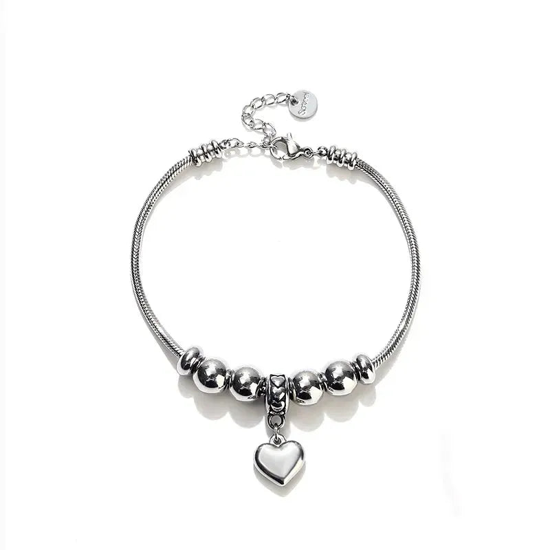 Non Fading Snake Bone Chain Charm Adjustable Bracelet