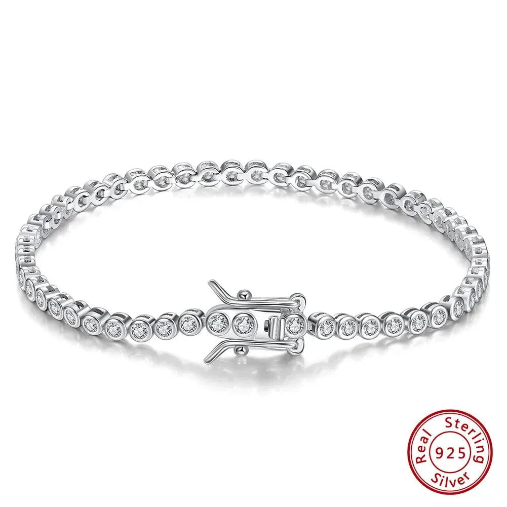 Tennis Bracelet 925 Sterling Silver
