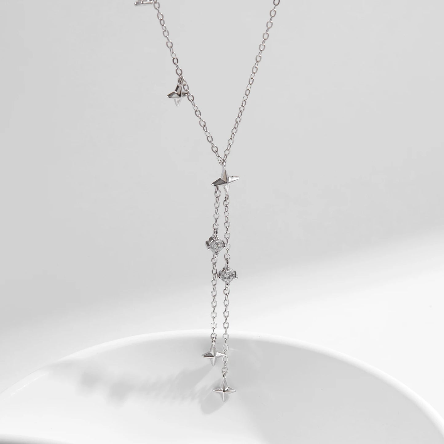 Celestial Star Drop Necklace