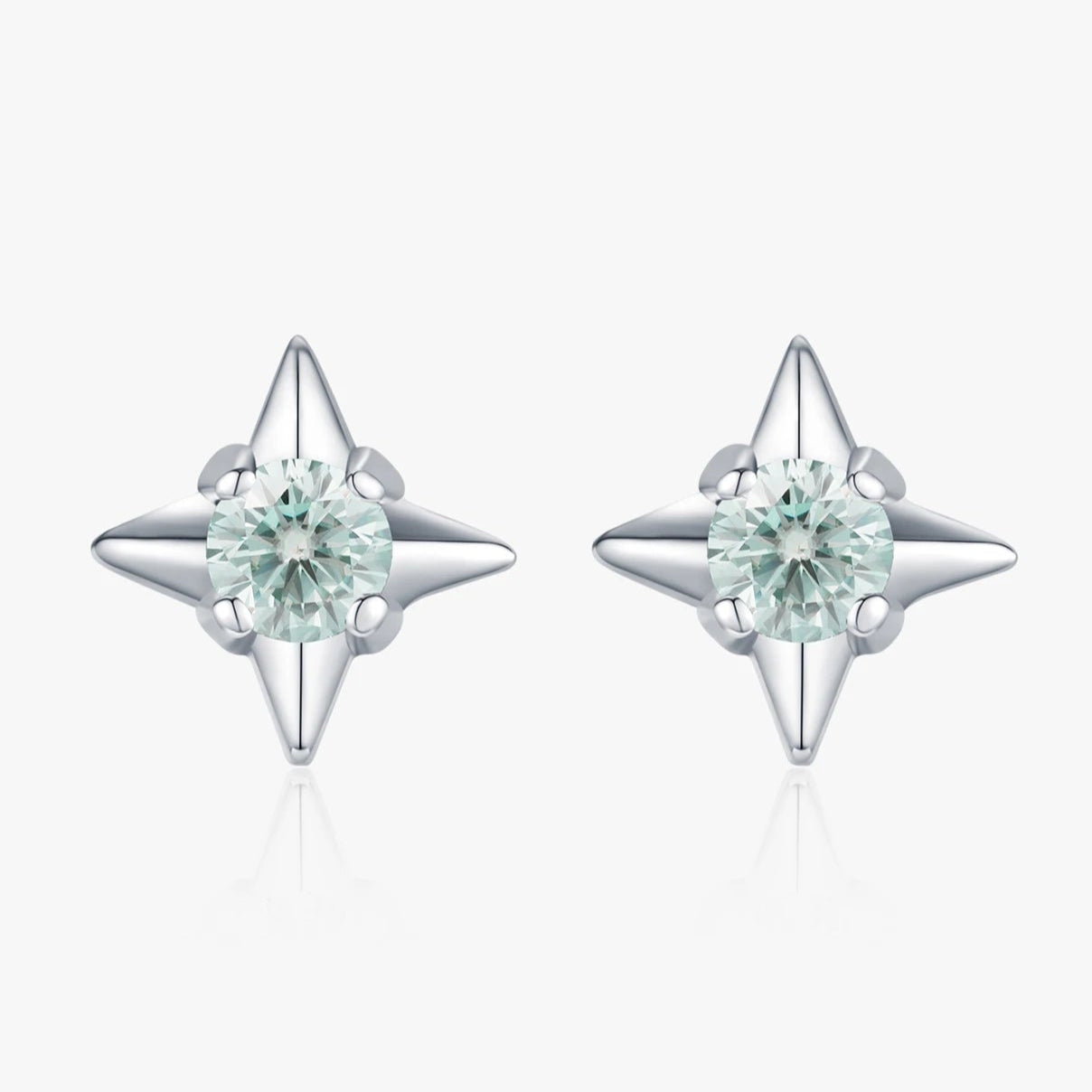 Sterling Silver Exquisite Darts Stud Earrings