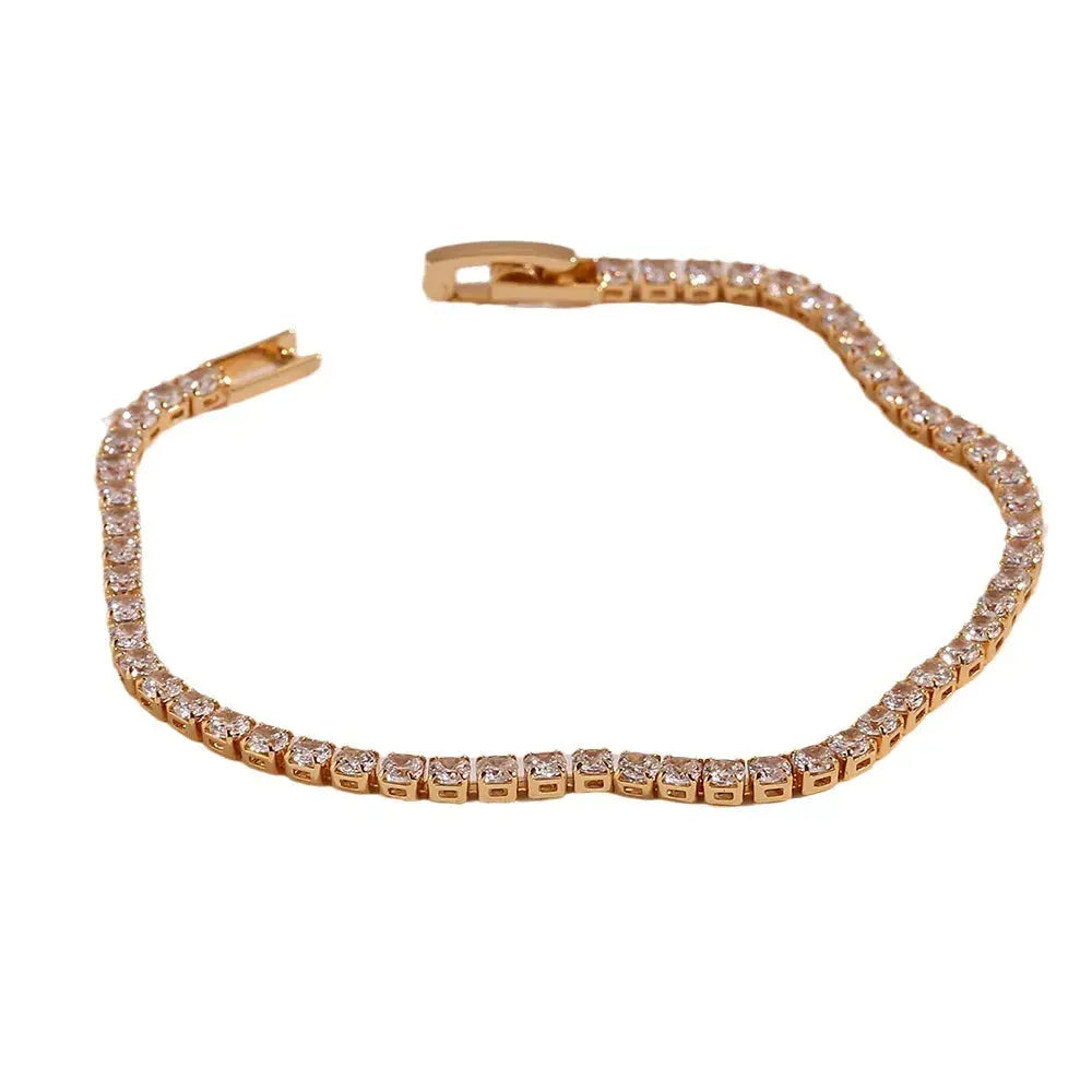 Stainless Steel Delicate Shiny Chain Bracelet