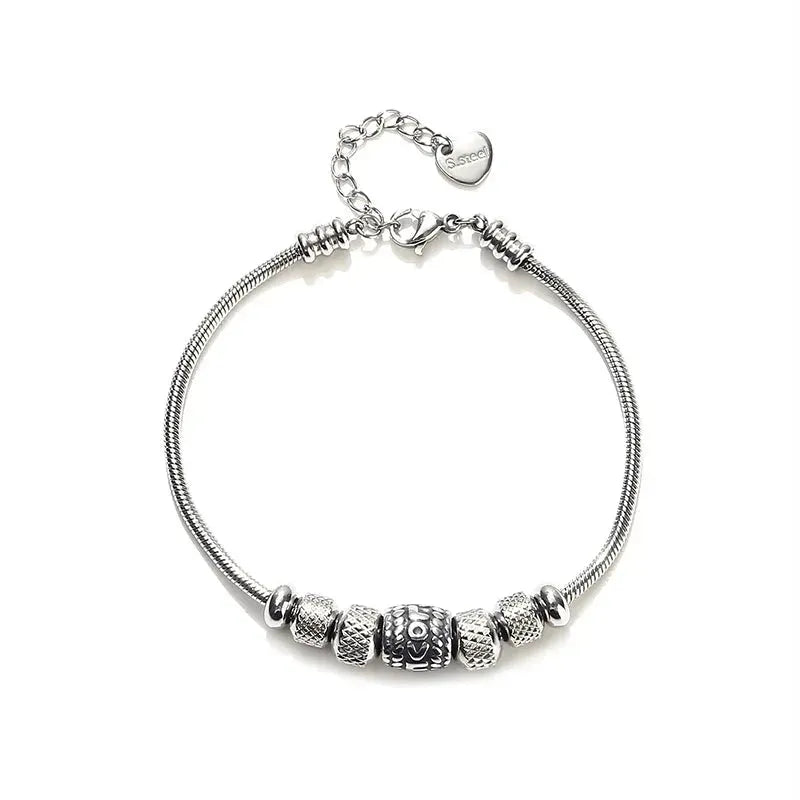 Non Fading Snake Bone Chain Charm Adjustable Bracelet