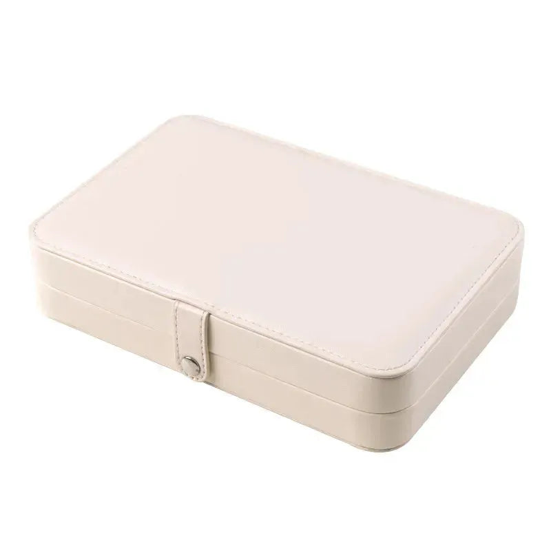 Double Layer Jewelry Jewelry Ring Necklace Storage Box Jewelry Box