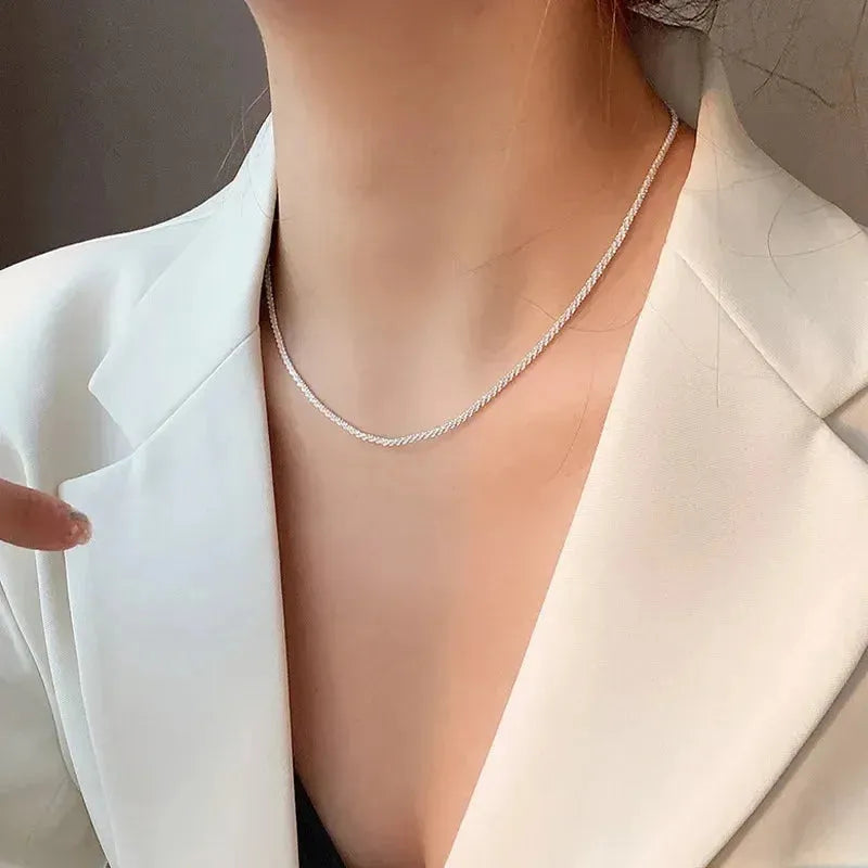 Stainless Steel Jewelry Long Choker Chain