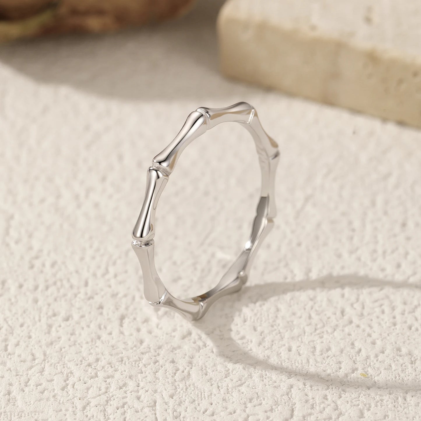 Bamboo Style Ring