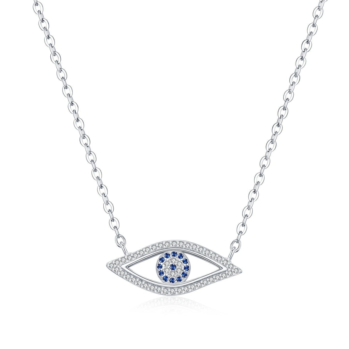 Blue Eyes Pendant Necklace