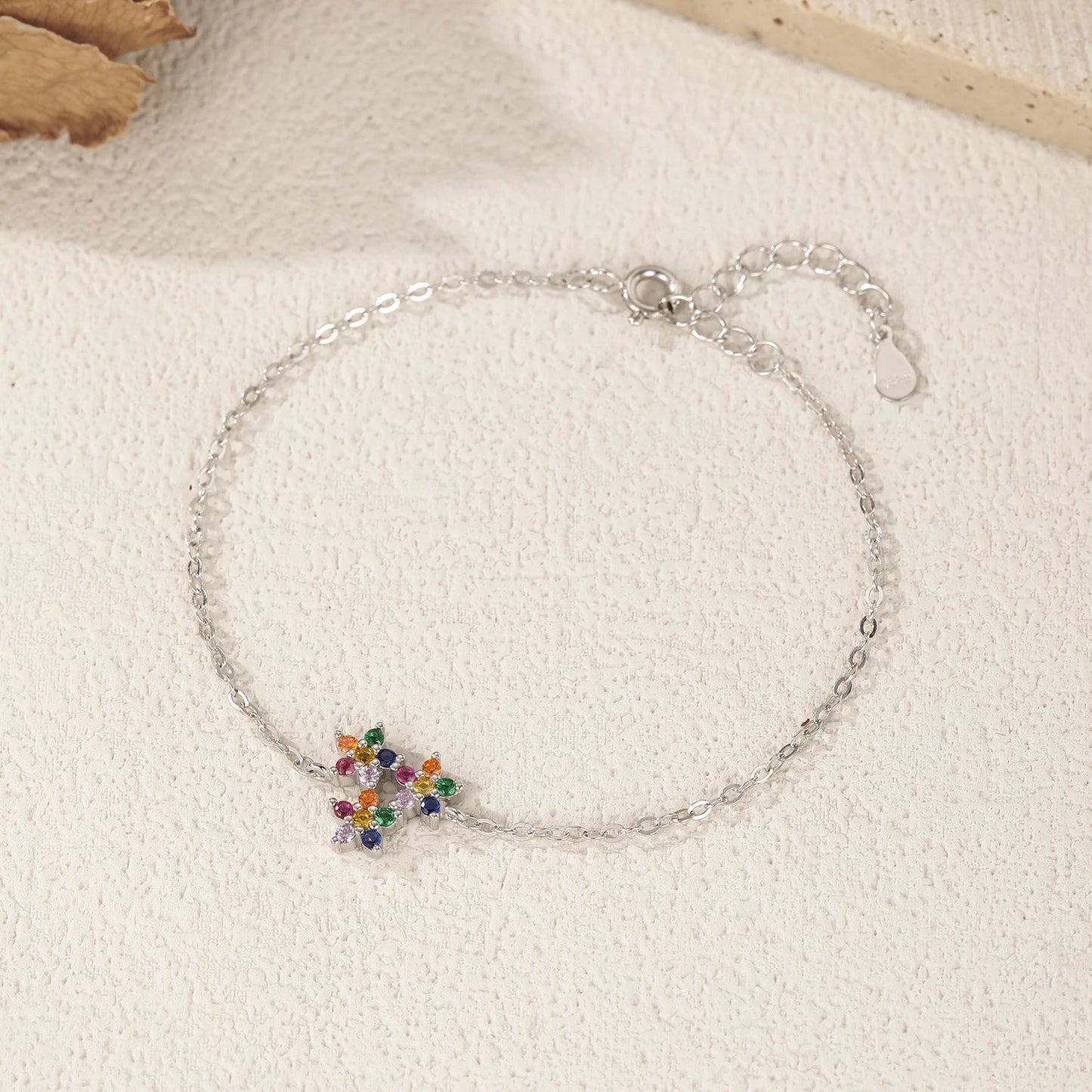 Rainbow Small Flowers Bracelet