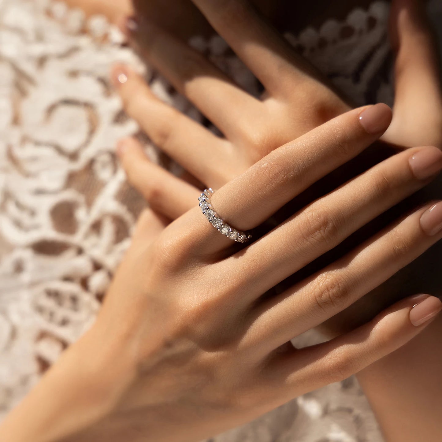 Round Eternity Band Ring