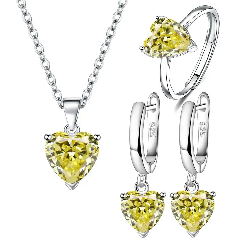925 Sterling Silver Jewelry Set