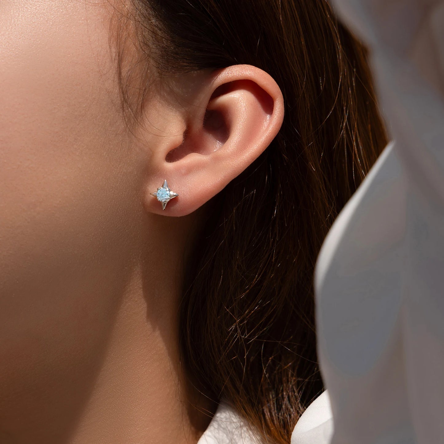 Sterling Silver Exquisite Darts Stud Earrings