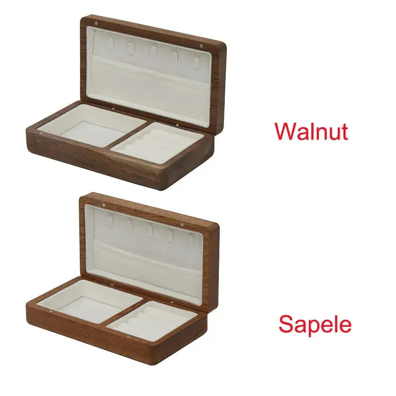 Travel Retro Wooden Jewelry Box