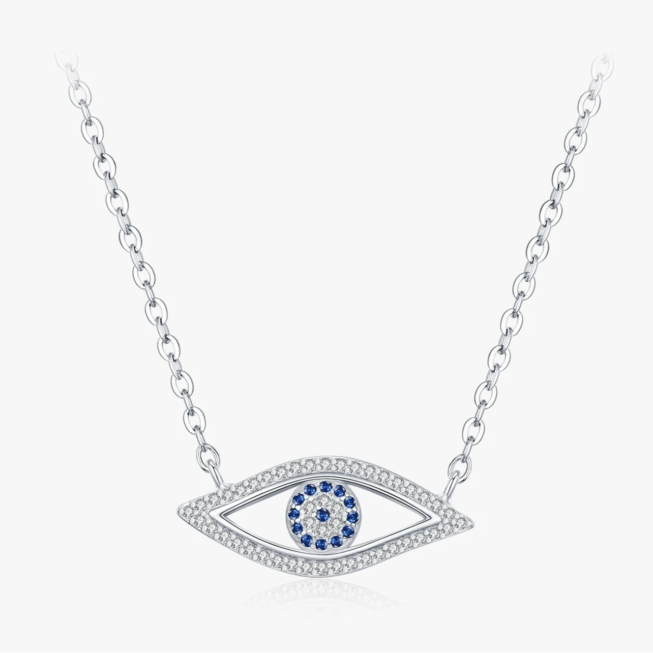 Blue Eyes Pendant Necklace
