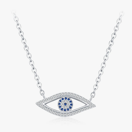 Blue Eyes Pendant Necklace
