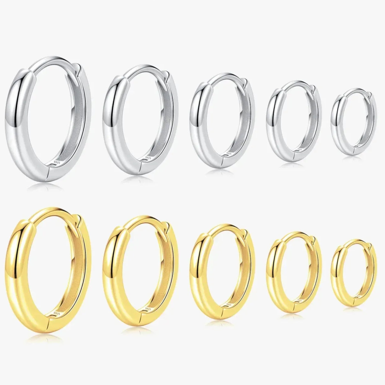 Simple Stackable Circle Ear Buckles