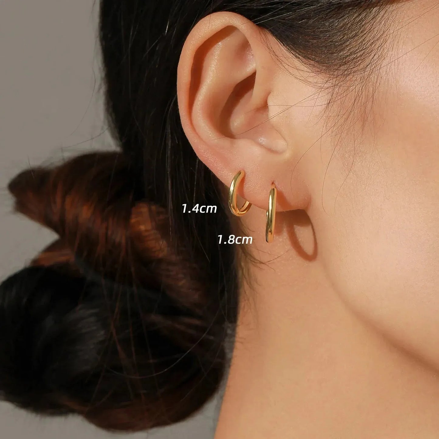 Simple Stackable Circle Ear Buckles