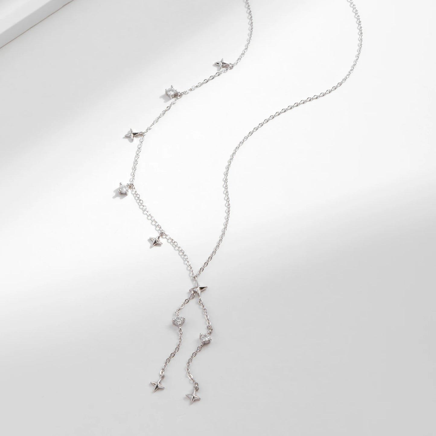 Celestial Star Drop Necklace