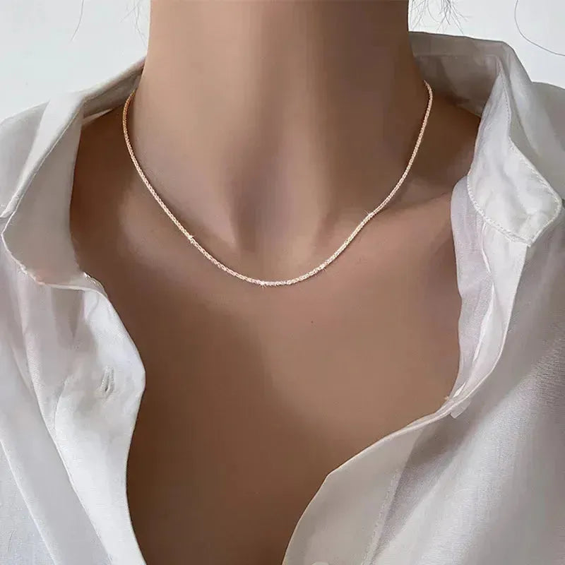 Stainless Steel Jewelry Long Choker Chain