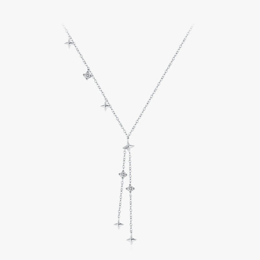 Celestial Star Drop Necklace