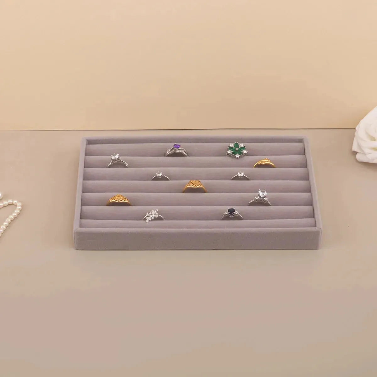 Velvet Jewelry Display